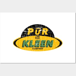 Vintage p'u-r kleen retro Posters and Art